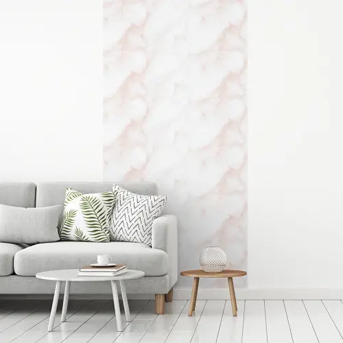 Zalmroze - Marmer - Aders fotobehang vinyl groot 64 -woonkamer