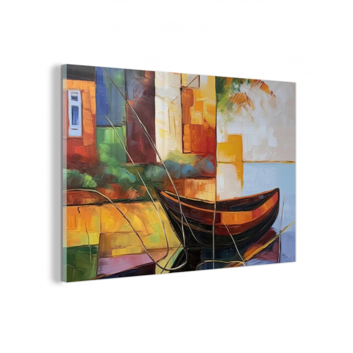 Abstract - Kunst - Boot - Kleuren plexiglas 5mm klein -z3d