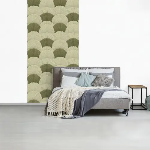Bladeren - Structuur - Groen fotobehang vinyl groot 64 -slaapkamer