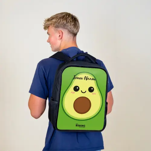Kawai - Avocado - Groen Rugzak - Zwart middel -sfeer8