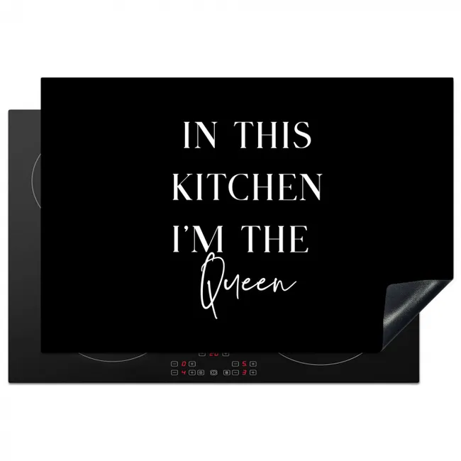 Keukenkoningin Inductie beschermer vinyl 3mm klein -3d