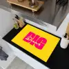 Dream big - Geel - Roze Inductie beschemer met haakjes klein -sfeer1