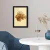 Strepen - Vis - Rond - Stekels fotolijst zwart zonder passe partout klein -sfeer4