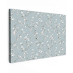 Klassiek - Bloemen - Blauw Tuinposter op houten frame 2 cm dik klein 845 -3d