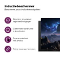 Fantasy - Kosmos - Landschap Inductie beschermer vinyl 3mm klein -zzzzzzz-cc-usp