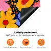 Kleurrijk - Bloemen - Abstract - Stippen Inductie beschermer vinyl 3mm klein -zzzzzzz-td-onderkant