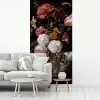 Bloemen - Jan Davidsz de Heem - Tijger - Schilderij - Stilleven - Oude meesters fotobehang vinyl groot -woonkamer