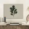 Eikenbladeren - Beige - Groen - Golvende randen PET vilt klein -sfeer1