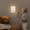 Wilde dieren - Safari - Pastel kleuren - Watercolor - Vliegtuig Light Box met kabel klein -sfeer4a_kind
