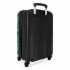Palm bladeren monstera patroon groen NBS - Handbagage koffer - Kinderen Unisex middel -achterkant