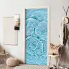 Water - Blauw - bubbels deurposter klein -sfeer6