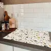 Terrazzo -  Patroon - Neutraal - Zacht - Multi Inductie beschermer vinyl 3mm klein 276 -sfeer3