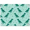 Donkergroen - Dinosaurussen - Afdrukken - Bladeren tuinposter los doek klein -3d