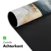 Kunst - Grijs - Goud - Abstract Muismat XXL klein -sfeer2