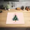 Christmas Season - Kerst - Kerstboom - Roze Inductie beschermer vinyl 3mm middel -sfeer5
