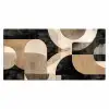 Abstract - Vormen - Modern - Beige Muismat XXL klein -3d_leeg