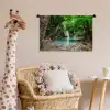 Jungle - Waterval - Planten - Water - Natuur Wandkleed katoen klein -wsfeer5_kind