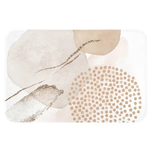 Watercolor - Beige - Pastel - Modern - Abstract WCmat klein -3d