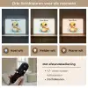 Eendje - Badeend - Geel Light Box met batterij (Wandlamp kind) middel -USP_lichtkleurNL
