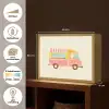 Ijskar - Retro - Softijsjes - Roze Light Box met batterij (Wandlamp) middel -USP_websiteoverzichtNL