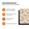 Bloemen - artistiek - Goud Inductie beschermer vinyl 3mm klein 276 -zzzzzzz-td-ups