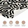 Modern - Abstract - Zwart deurposter klein 289 -closeup_NL