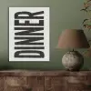 Zwart - Decoratie - Vintage - Eten PET vilt klein -sfeer2