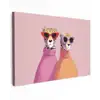 Jachtluipaarden - Zonnebrillen - Truien canvas 2cm klein -z3d