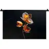 Bloem - Orchidee - Oranje Wandkleed katoen klein -zz3d