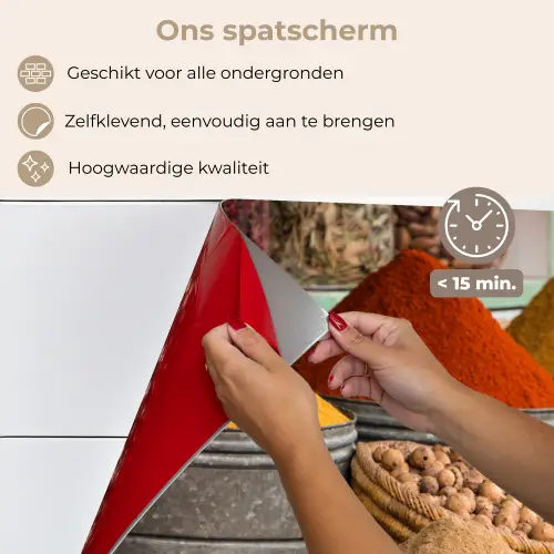 Specerijenmarkt Impressie keuken achterwand spatscherm klein -spatscherm_NL