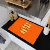 Slow down you're doing fine - Oranje - Simple Inductie beschemer met haakjes klein -sfeer1