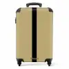 Minimal - Goudbruin met zwarte streep NBS - Handbagage koffer - Unisex middel -productfoto_recht