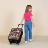 Overvol patroon met lekkernijen Kinderkoffer - Zwart klein -sfeer1