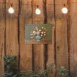 Neutral - Bloemen - Boeket - Vaas tuinposter los doek klein -sfeer1
