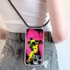 Hond - Zonnebril - Roze - Art Hoesje iPhone 16 Pro Max met koord klein -sfeer5