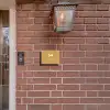 Mosterdgeel - Modern Naambord Rechthoek middel -sfeer7-rechthoek-S