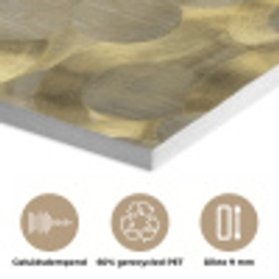 Modern - Geometrisch - Goud PET vilt klein 837 -closeup_NL