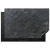 Natuursteen - Industrieel - Leisteen - Structuur - Grijs Inductie beschermer vinyl 3mm klein -3d