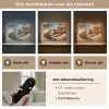 Kat - Kerst - Winter - Dier Light Box met batterij (Wandlamp) middel -USP_lichtkleurNL