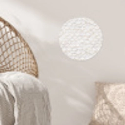 Schubben - Wit - Elegant Wandcirkel behangsticker klein 186 -sfeer4