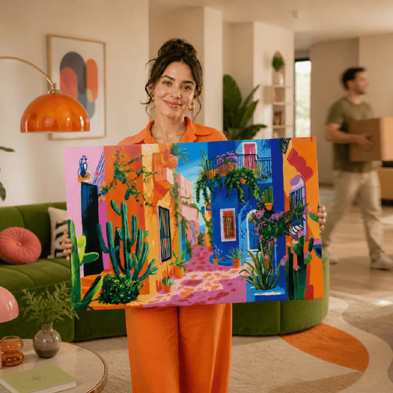  canvas schilderij kleurrijk