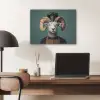Geit - Hoorns - Kokskleding PET vilt klein -sfeer5