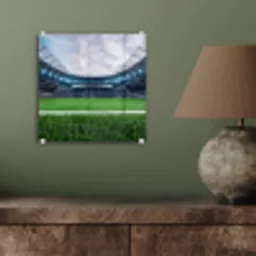 Voetbal - Stadion - Sport - Groen plexiglas 5mm klein -sfeer3