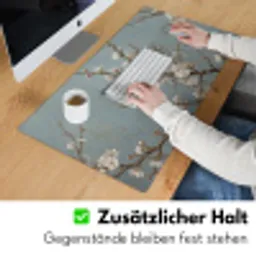 Botanisch - Stilleven - Blauw Muismat XXL klein -ysfeer3_duits