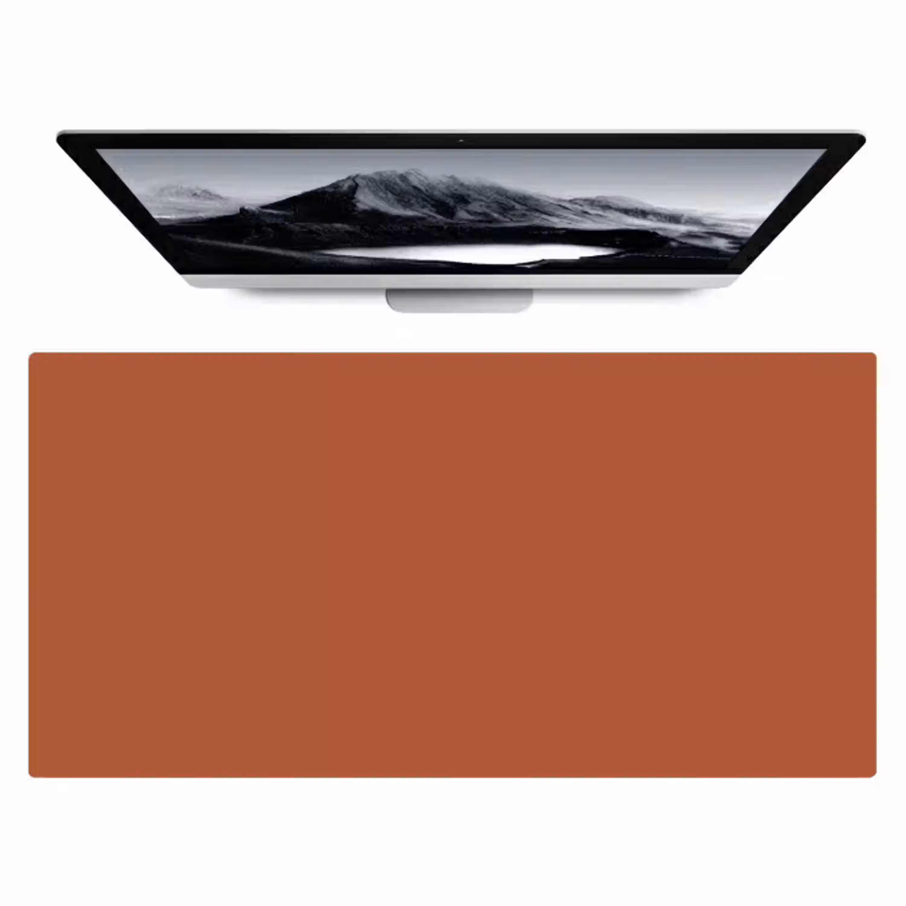 Burnt - Sienna - Oranje Muismat XXL klein 681 -zzz3d