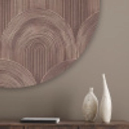 Ritmisch - Effect - Bruin Akoestische PET Vilt - Rond klein 838 -sfeer5_closeup