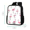 Flamingo feestje Rugzak - Zwart middel -productfoto_formaten