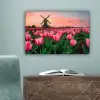 Tulpen - Molen - Nederland canvas 2cm klein -sfeer4