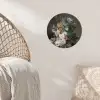 Stilleven met bloemen - Schilderij van Eelke Jelles Eelkema Wandcirkel behangsticker klein -sfeer4