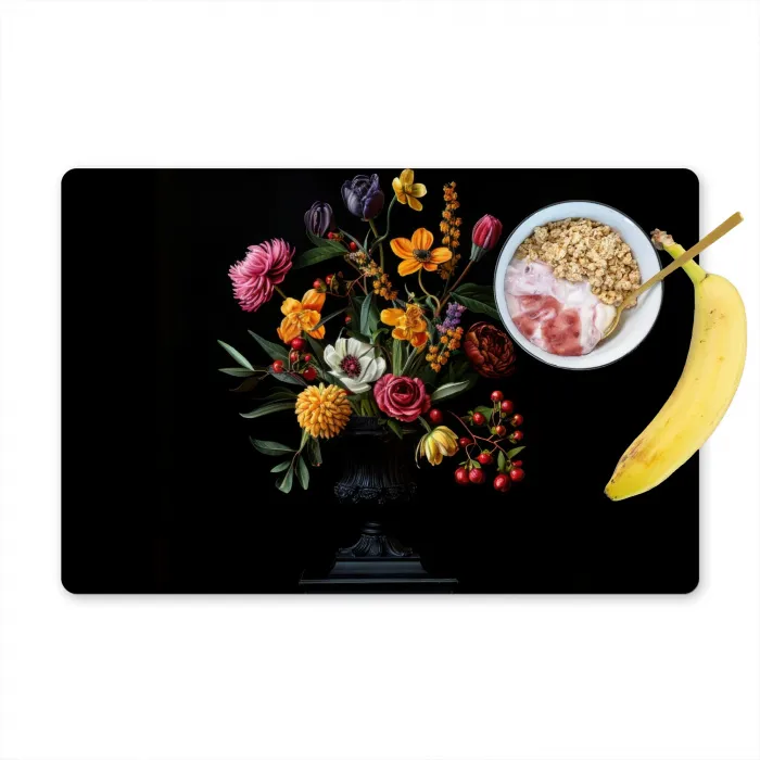 Sierlijk - Boeket - Bladeren Placemat vinyl groot -zzzproduct_Kitchenyeah-website